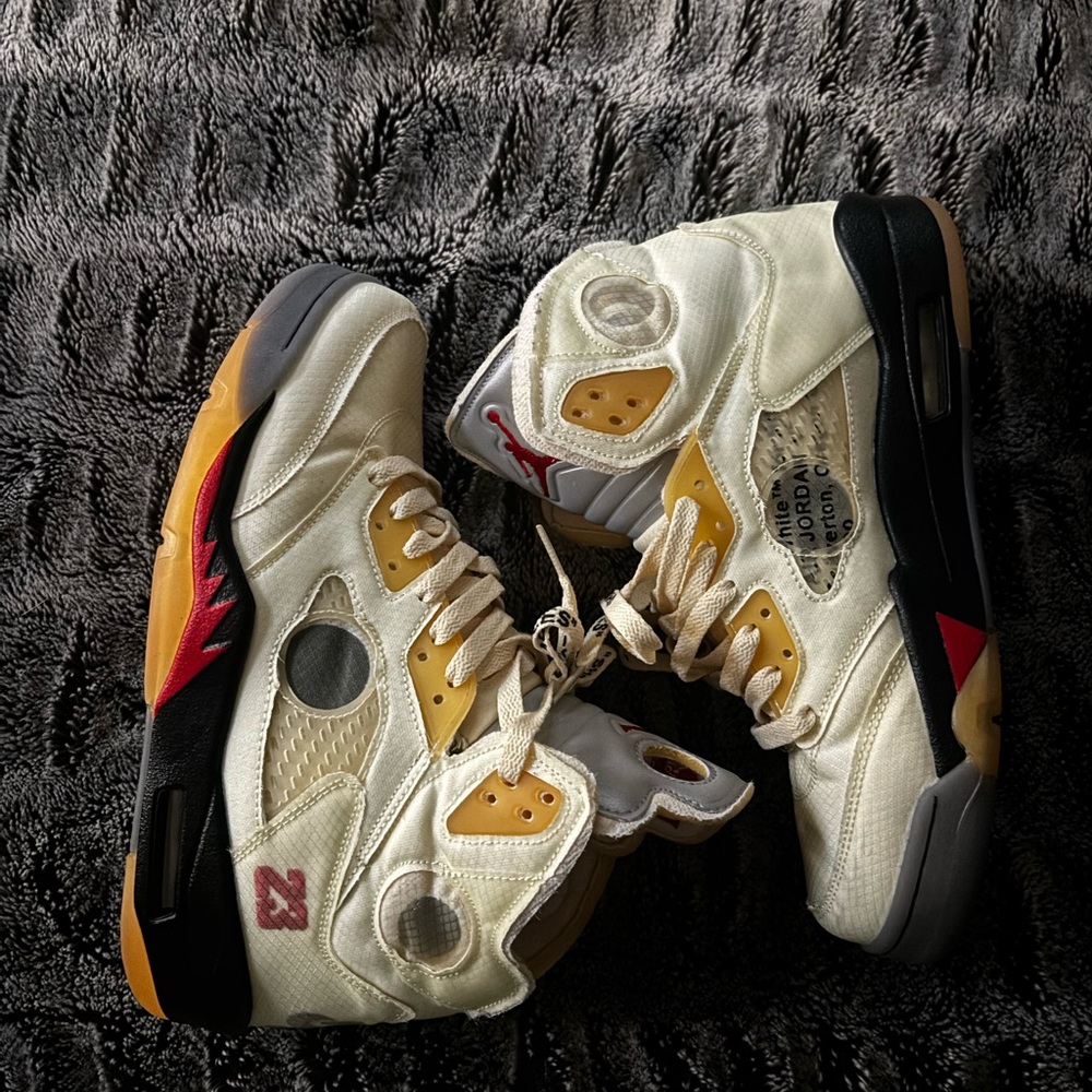 jordan 5 sail off-white size 9.5